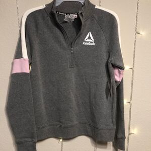 NWT  Girls Reebok 1/4 Zip Sweatshirt SIZE XL 14-16